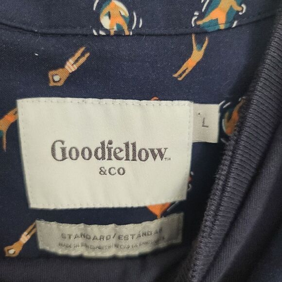 Bundle polo Ralph lauren top and Goodfellow button-down shirt, large - Picture 8 of 12